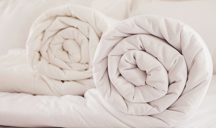 Как сложить объемное одеяло
