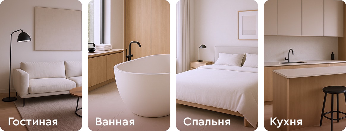 Подходит для всех помещений